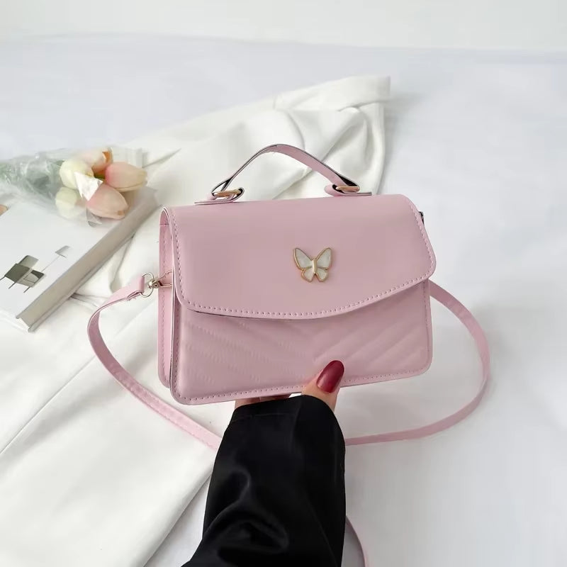 Versatile and Stylish PU Small Square Crossbody Bag - Luxury Designer Handbag for Women