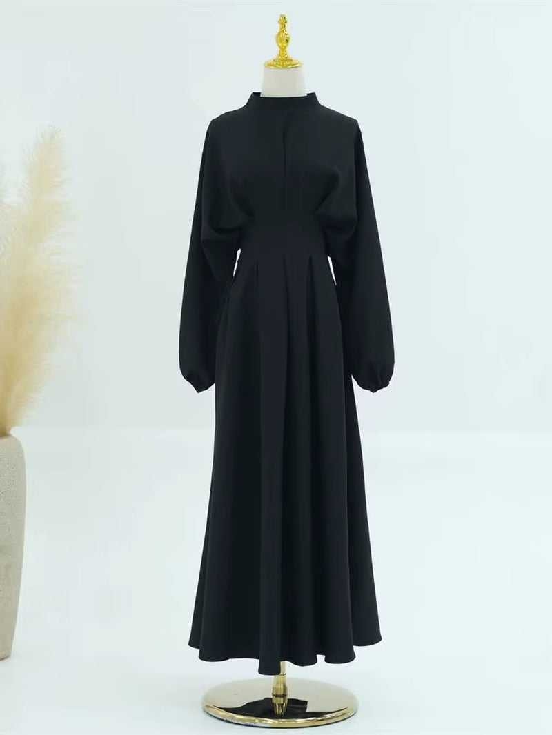 Ramadan Linen Abaya Dubai Turkey Islam Muslim Modest Dress Kaftan Prayer Clothes for Women Kebaya Robe Arabe Femme Musulmane