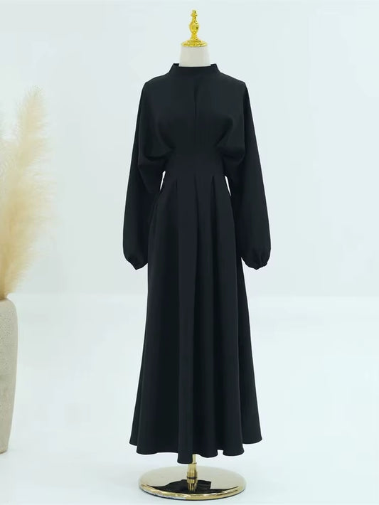 Ramadan Linen Abaya Dubai Turkey Islam Muslim Modest Dress Kaftan Prayer Clothes for Women Kebaya Robe Arabe Femme Musulmane