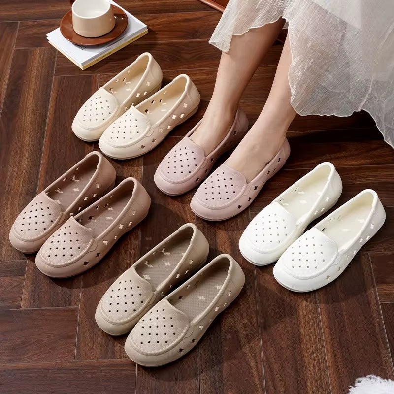 Women's Summer 2025 Sale: Korean-Style Breathable Casual Shoes - Lightweight Soft-Soled EVA Sandals