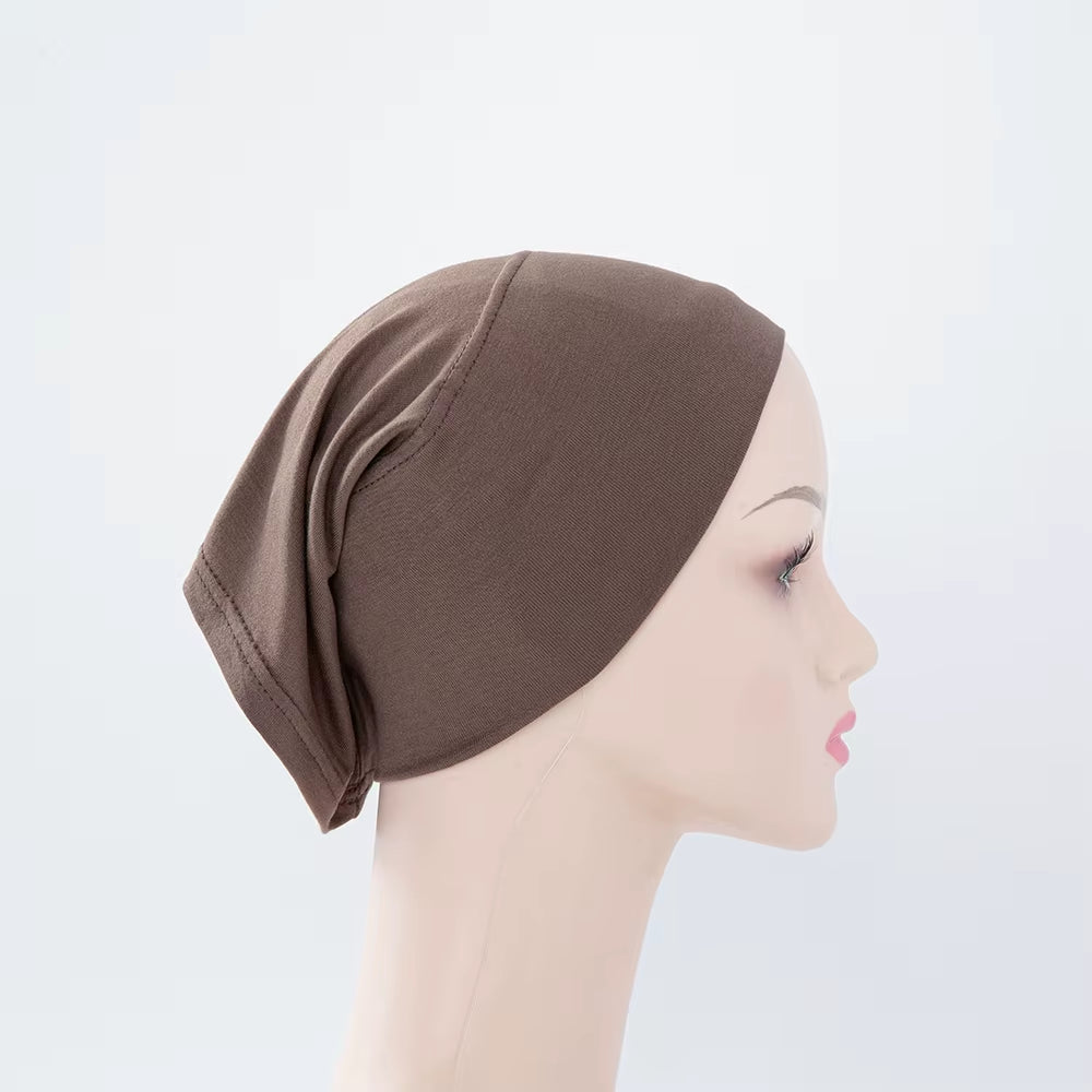 56Colors Fashion Women Inner Hijab Tube Muslim Cap Bonnet Plain Islamic Underscarf Bamboo Jersey Undercaps