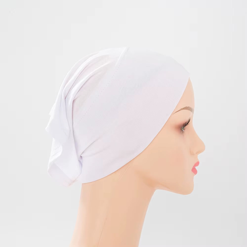 56Colors Fashion Women Inner Hijab Tube Muslim Cap Bonnet Plain Islamic Underscarf Bamboo Jersey Undercaps