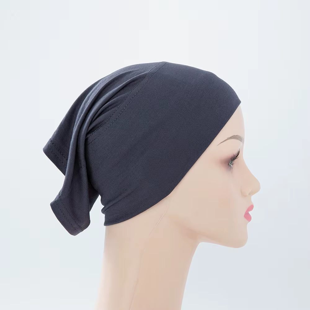 56Colors Fashion Women Inner Hijab Tube Muslim Cap Bonnet Plain Islamic Underscarf Bamboo Jersey Undercaps