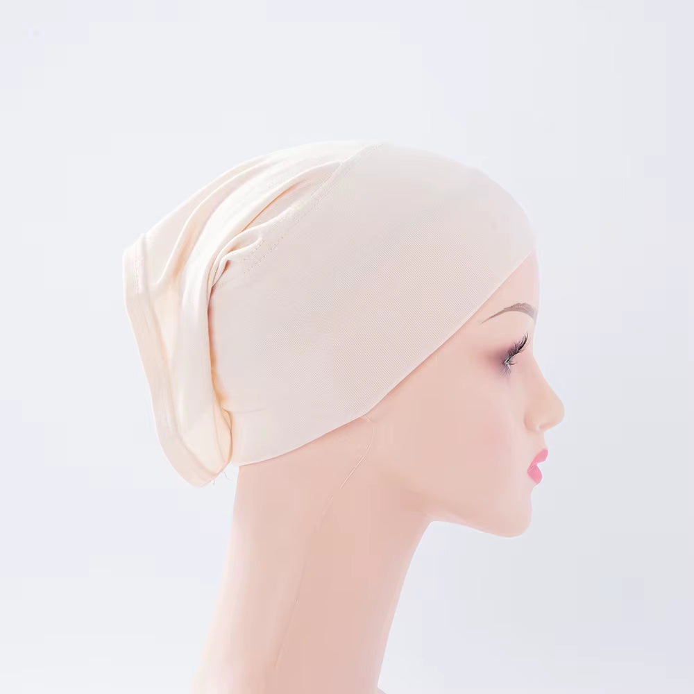 56Colors Fashion Women Inner Hijab Tube Muslim Cap Bonnet Plain Islamic Underscarf Bamboo Jersey Undercaps