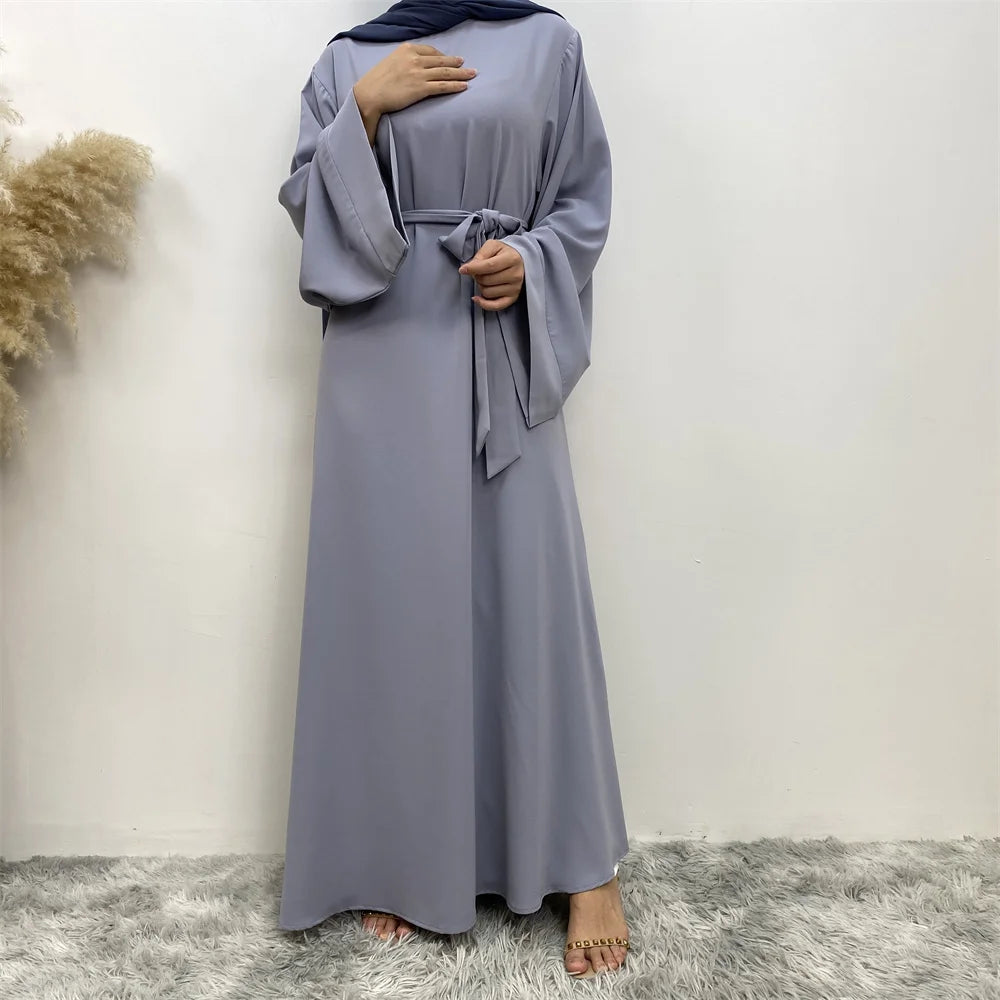 Modest Abaya Ramadan Musulman De Mode Maxi Robe Turkey Kaftan Islamic Clothing Muslim for Women Hijab Dress Caftan Vestidos