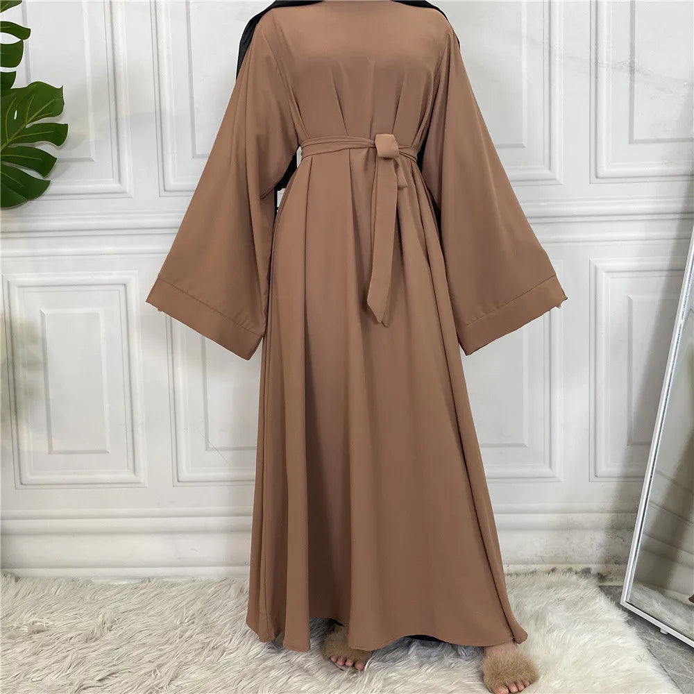 Modest Abaya Ramadan Musulman De Mode Maxi Robe Turkey Kaftan Islamic Clothing Muslim for Women Hijab Dress Caftan Vestidos