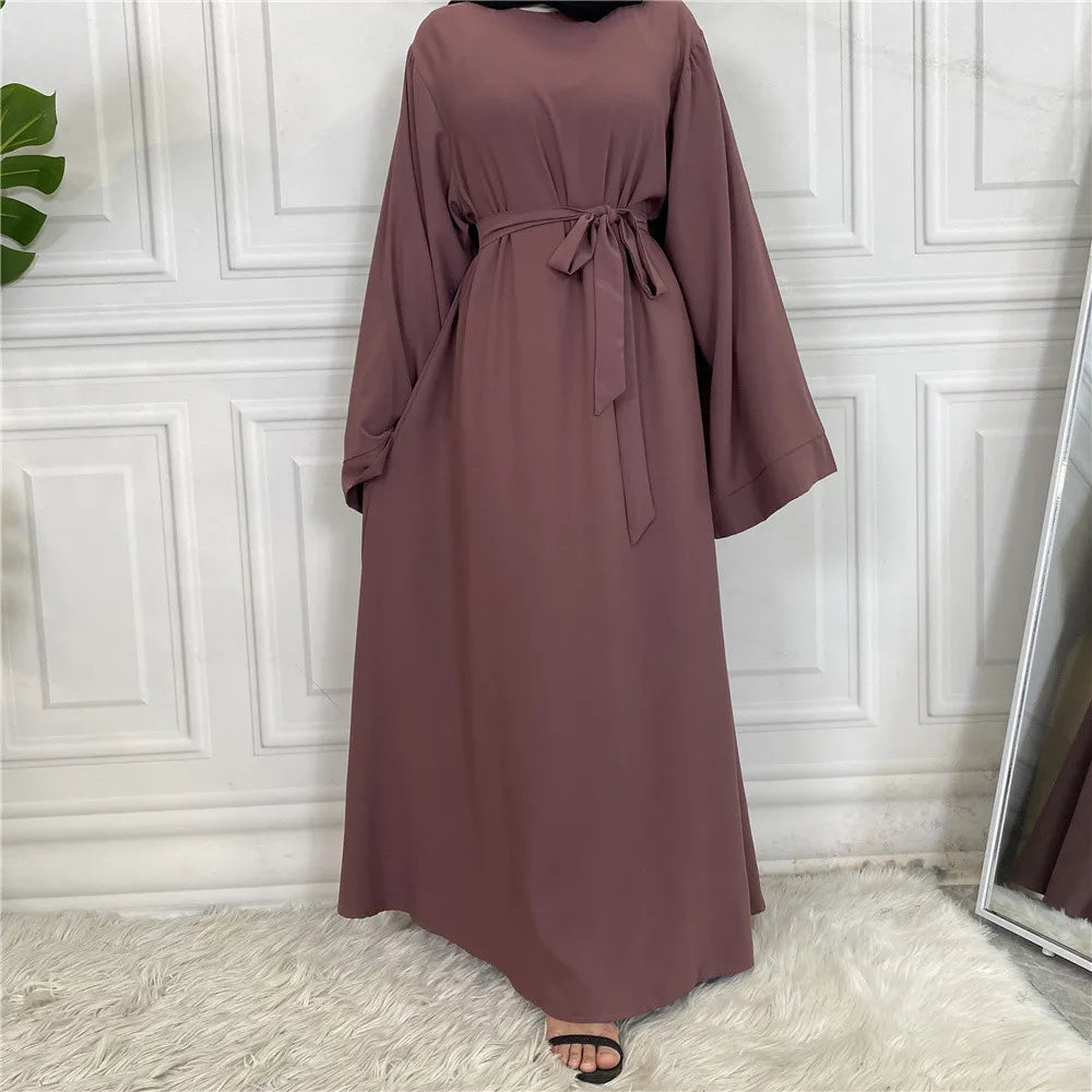 Modest Abaya Ramadan Musulman De Mode Maxi Robe Turkey Kaftan Islamic Clothing Muslim for Women Hijab Dress Caftan Vestidos
