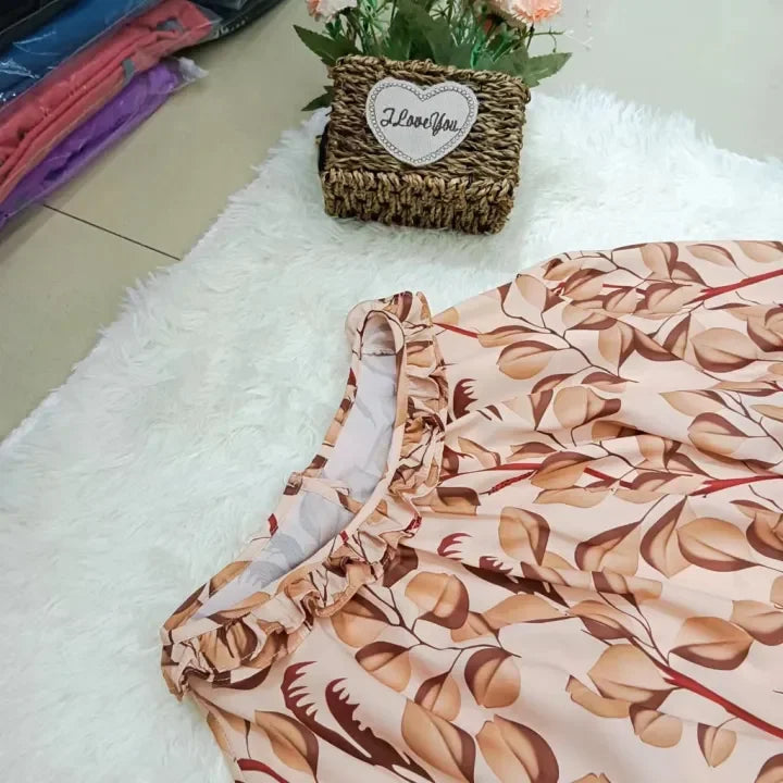 Summer Abaya Dubai Luxury Muslim Woman Dresses Chiffon Ramadan African Elegant Dresses(Not Contain Hijab)