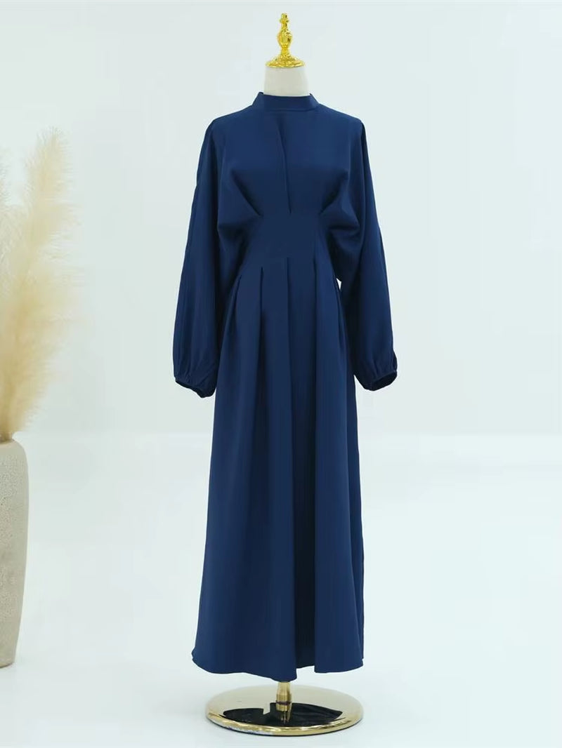 Ramadan Linen Abaya Dubai Turkey Islam Muslim Modest Dress Kaftan Prayer Clothes for Women Kebaya Robe Arabe Femme Musulmane
