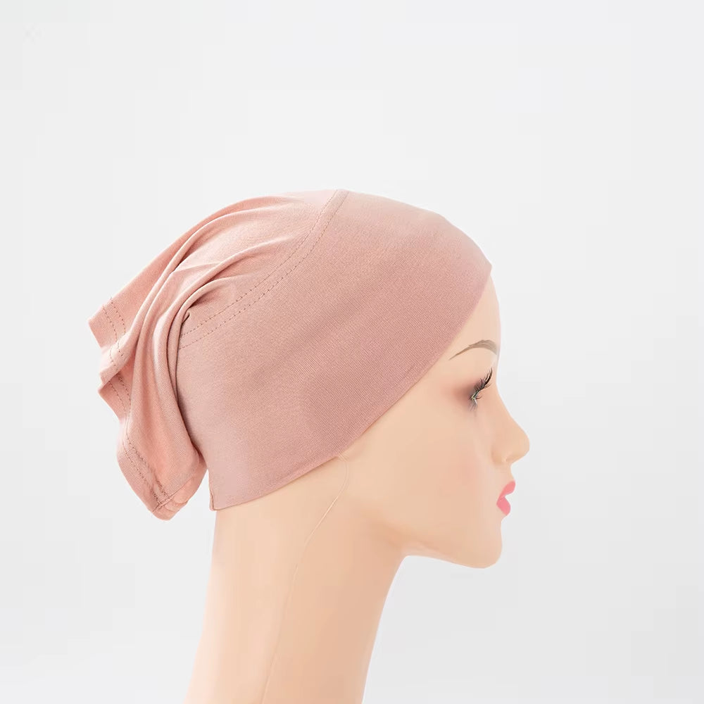 56Colors Fashion Women Inner Hijab Tube Muslim Cap Bonnet Plain Islamic Underscarf Bamboo Jersey Undercaps