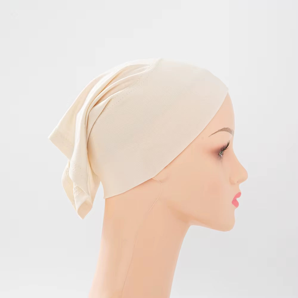 56Colors Fashion Women Inner Hijab Tube Muslim Cap Bonnet Plain Islamic Underscarf Bamboo Jersey Undercaps