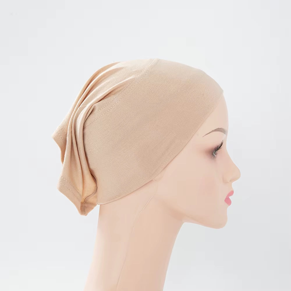 56Colors Fashion Women Inner Hijab Tube Muslim Cap Bonnet Plain Islamic Underscarf Bamboo Jersey Undercaps