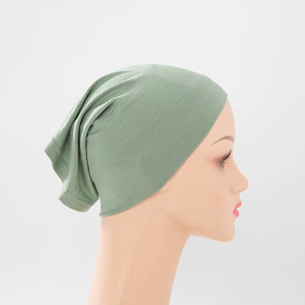 56Colors Fashion Women Inner Hijab Tube Muslim Cap Bonnet Plain Islamic Underscarf Bamboo Jersey Undercaps