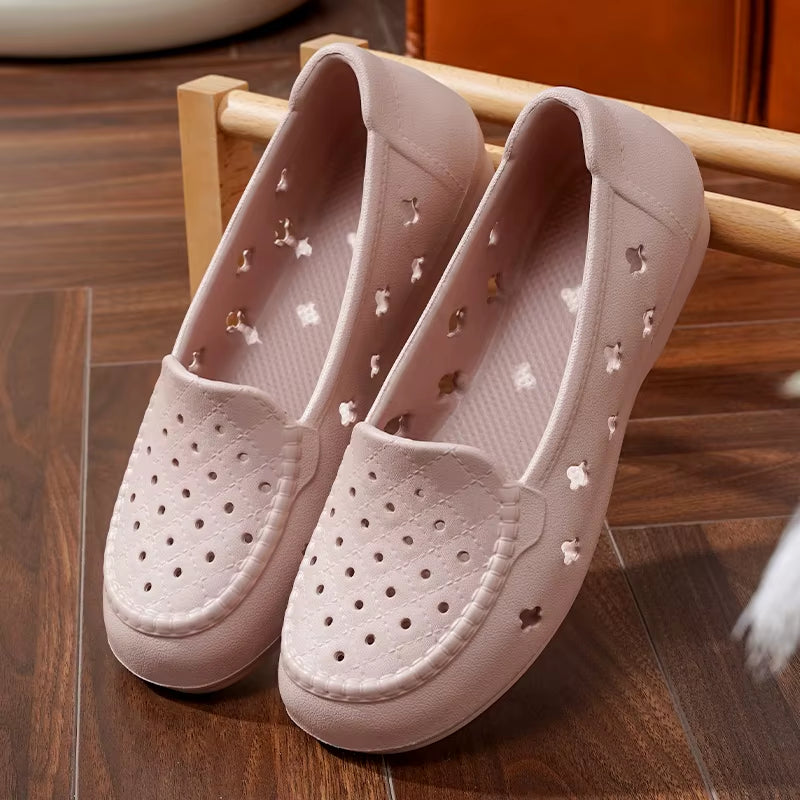 Women's Summer 2025 Sale: Korean-Style Breathable Casual Shoes - Lightweight Soft-Soled EVA Sandals