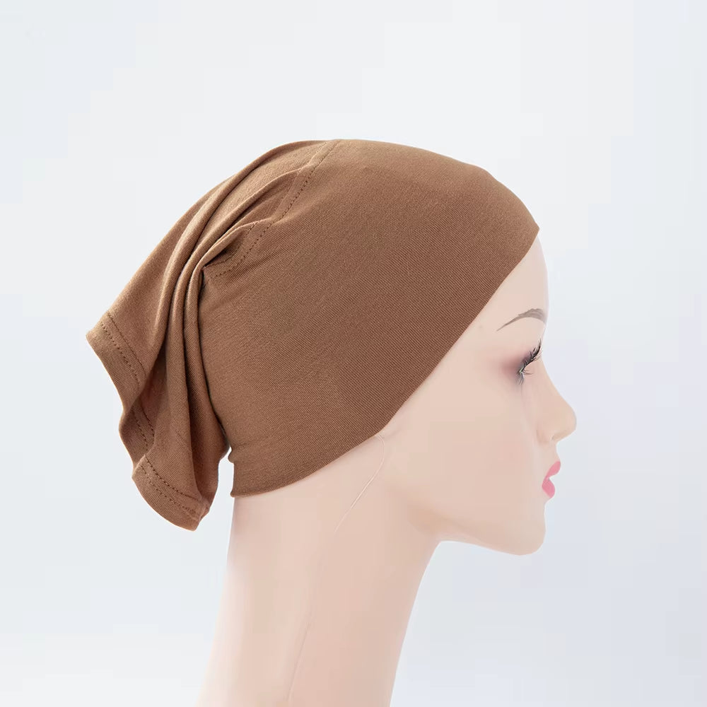 56Colors Fashion Women Inner Hijab Tube Muslim Cap Bonnet Plain Islamic Underscarf Bamboo Jersey Undercaps