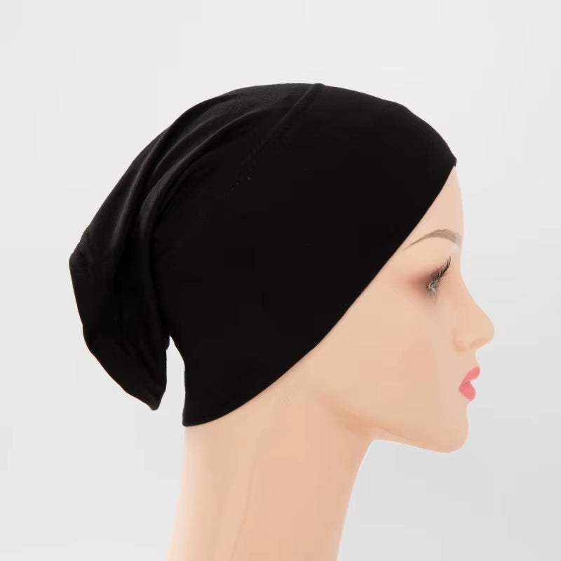 56Colors Fashion Women Inner Hijab Tube Muslim Cap Bonnet Plain Islamic Underscarf Bamboo Jersey Undercaps