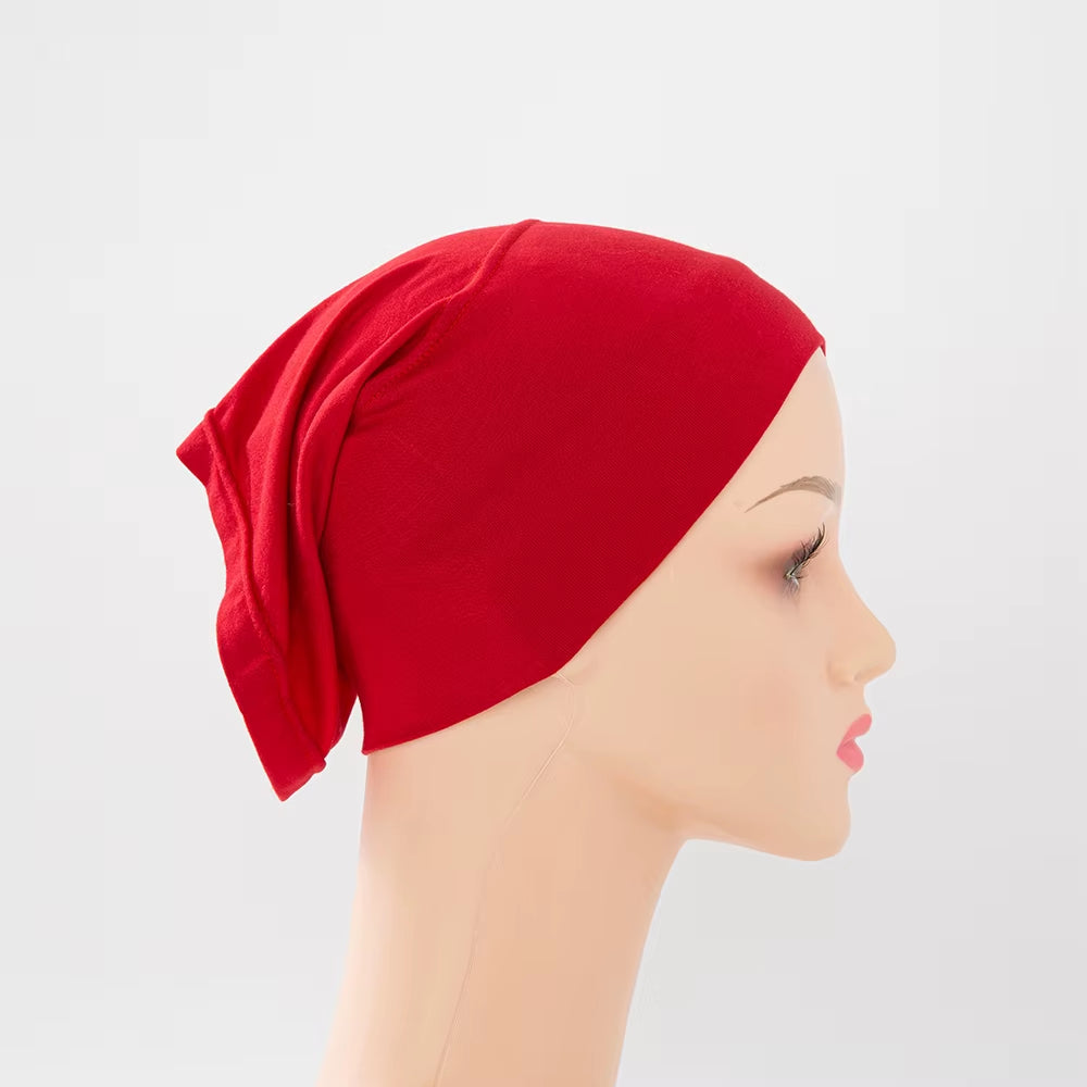 56Colors Fashion Women Inner Hijab Tube Muslim Cap Bonnet Plain Islamic Underscarf Bamboo Jersey Undercaps